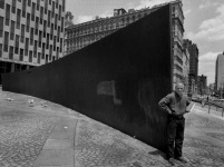 SERRA, Richard, Tilted Arc, In situ at One Federal Plaza