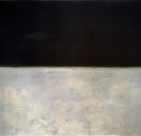 Sin t&iacute;tulo. Negro sobre gris. Mark Rothko, 1969. Colecci&oacute;n Beyeler