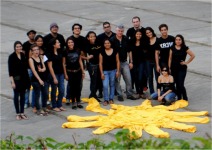 “Semiosis”, de Jorge restrepo en la En UAM universidad americana. Foto: Irenka Angelova