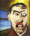 Francesco Clemente, Name, &oacute;leo sobre lino, 1983, Col. privada