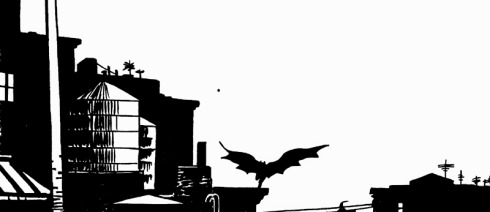 Ilustraci&oacute;n para la edici&oacute;n en tomo de Batman: Year One