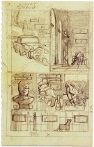 L&aacute;pices de p&aacute;ginas de Batman: Year One publicadas en la edici&oacute;n de 2006