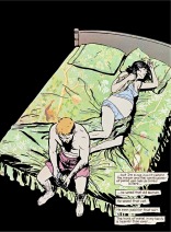 Espectacular p&aacute;gina final del tercer n&uacute;mero de la saga, realzada por la intervenci&oacute;n de Richmond Lewis