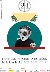 Cartel de la 21 edici&oacute;n del Festival de Cine de M&aacute;laga