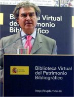 El ministro de Cultura, C&eacute;sar Antonio Molina, en la presentaci&oacute;n de la iniciativa