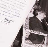 Manuscritos, ediciones originales mecanografiadas, borradores y un conjunto de archivos personales de Juan Benet que ahora pertenecen a la BNE