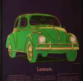 Detalle de la obra de Andy Warhol (Pittsburgh, EEUU, 1928 – Nueva York, 1987), Volkswagen, 1985, Serigraf&iacute;a.