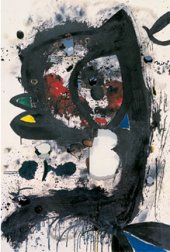 Joan Mir&oacute;, ‘Toile br&ucirc;l&eacute;e 3’, pintura acr&iacute;lica sobre lienzo quemado, 195 x 130 cm., diciembre 1973