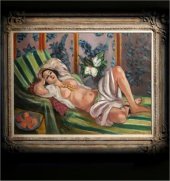 Dos de las obras que saldr&aacute;n a subasta: “Odalisca con magnolias” de Matisse, y “Muchacha con canasto de flores” de Picasso