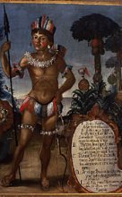 Indio Yumbo, Vicente Alb&aacute;n, Quito, 1783, Museo de Am&eacute;rica, Espa&ntilde;a