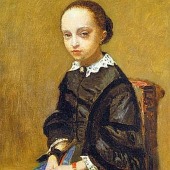 Cuadro del pintor Jean-Baptiste-Camille Corot, pintado en 1857, titulado ‘Retrato de una ni&ntilde;a’
