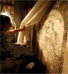 Los restauradores del castillo de Esztergom, en el norte de Hungr&iacute;a