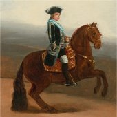 GOYA, Francisco, 'Retrato ecuestre de Manuel Godoy, Duque de Alcudia', &oacute;leo sobre lienzo, 55,2 cm x 44,5 cm.