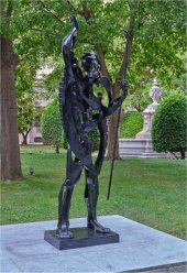 PABLO GARGALLO. Grand Proph&egrave;te (Gran Profeta), 1933. Bronce patinado, 236 x 75 x 45 cm. Museo Nacional Centro de Arte Reina Sof&iacute;a. Archivo fotogr&aacute;fico del Museo Reina Sof&iacute;a