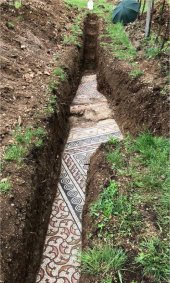 Mosaicos romanos encontrados en Verona. Foto: Comuna de Negrar di Valpolicella