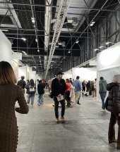 Marc Montijano durante "Acci&oacute; a contracorrent. Peque&ntilde;o homenaje a Camila Ca&ntilde;eque (1984-2024)",