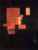 Detalle de la obra'Sur noir', 1948 de Pablo Palazuelo