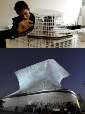 El edificio, dise&ntilde;ado por el arquitecto Fernando Romero, sede del Museo Soumaya