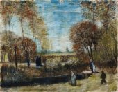 VAN GOGH, Vincent , El jardín de la casa rectoral de Nuenen, 1885, acuarela, 38 x 49 cm., Noordbrabants Museum