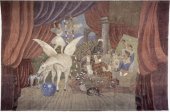 Picasso Pablo (dit), Ruiz Picasso Pablo (1881-1973), Sipario del balletto Parade, 1917. Paris, Centre Pompidou – Musée national d’art moderne – Centre de création industrielle. AM3365P. © Succession Picasso by SIAE 2017