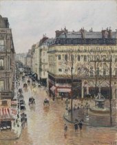 Rue St. Honor&eacute;, apr&eacute;s-midi. Effet de pluie (Calle St. Honor&eacute; por la tarde. Efecto de lluvia), 1897 de Camille Pissarro