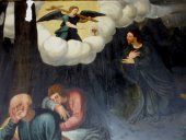 Detalle del retablo restaurado