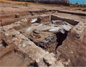 T&uacute;mulo funerario de Arroyomolinos, Madrid donde fue encontrado el sarc&oacute;fago