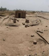 Restos del templo dedicado a Osiris hallado en Karnak