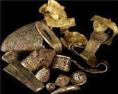 Parte del tesoro encontrado por Terry Herbert