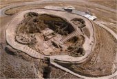 Herodium, construcci&oacute;n con doble muro, donde se sit&uacute;a la tumba de Herodes