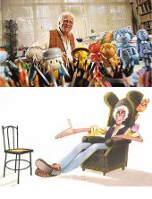 Retrato y autoretrato del dibujante Ziraldo Alves Pinto