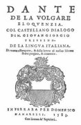Dante Alighieri, De vulgari elocuentia