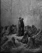 'Divina Comedia' Dante Alighieri, grabado de Gustave Dor&eacute;